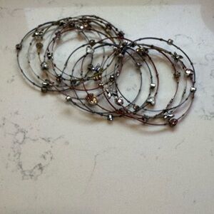 Elegant Multi-Color Charm Bracelets